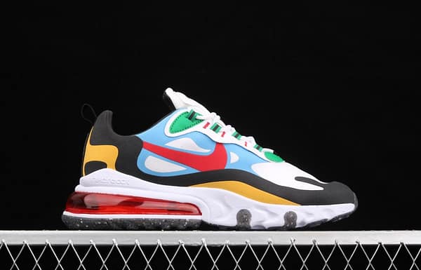 NIKE Air Max 270React new high-frequency mesh hollowing out function half-palm air cushion running shoes DA2610-161, - Image 16