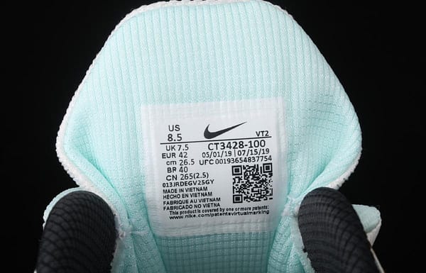 NIKE Air Max 270React new high-frequency mesh function half-palm air cushion cushioning running cloth shoes CT3428-100 - Image 3