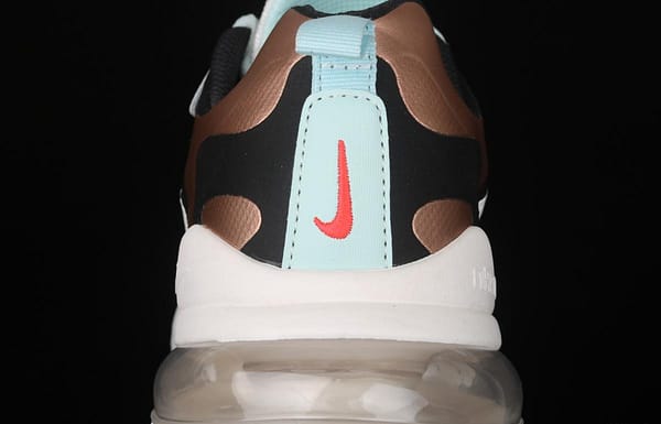 NIKE Air Max 270React new high-frequency mesh function half-palm air cushion cushioning running cloth shoes CT3428-100 - Image 4