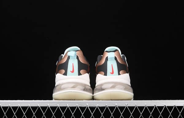 NIKE Air Max 270React new high-frequency mesh function half-palm air cushion cushioning running cloth shoes CT3428-100 - Image 10