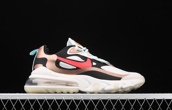 NIKE Air Max 270React new high-frequency mesh function half-palm air cushion cushioning running cloth shoes CT3428-100 - Image 13