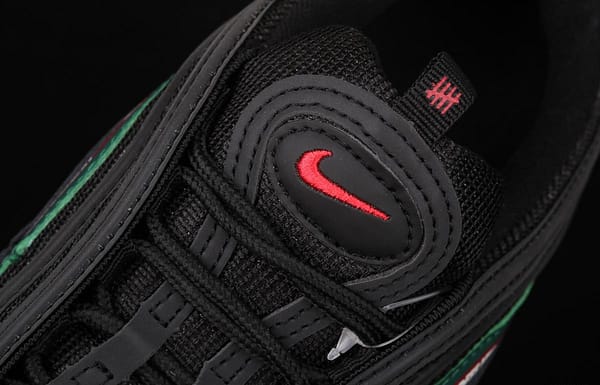 NIKE Air Max 97 Undefeated co-signed black and green bullets 986-001 - Image 7