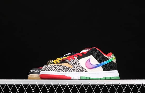 NIKE SB DUNK Low What The color stitching asymmetrical mandarin duck low-top skateboard shoes CZ2239-600 - Image 15