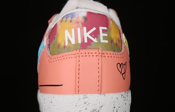 Nike Blazer Low Trail Blazers pink graffiti low-top casual board shoes DJ4281-641 - Image 6
