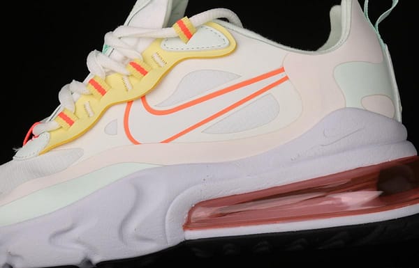 NIKE Air Max 270React new high frequency mesh hollowed-out half-palm air cushion running shoes CV8818-102 - Image 7