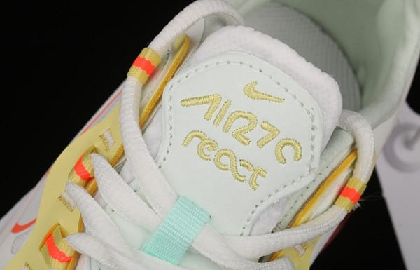 NIKE Air Max 270React new high frequency mesh hollowed-out half-palm air cushion running shoes CV8818-102 - Image 8