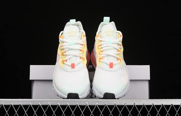 NIKE Air Max 270React new high frequency mesh hollowed-out half-palm air cushion running shoes CV8818-102 - Image 12