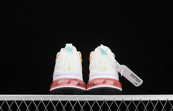 NIKE Air Max 270React new high frequency mesh hollowed-out half-palm air cushion running shoes CV8818-102 - Image 13
