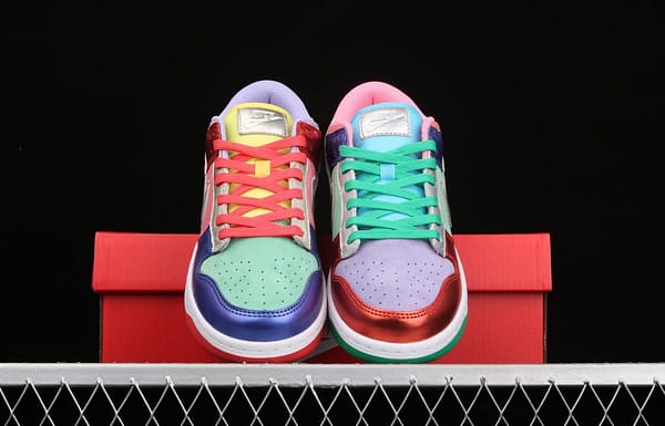 NIKE SB DUNK Low SE Candy Egg 2.0 candy mandarin duck dunk series low side leisure sports skateboard shoes DN0855-600 - Image 12