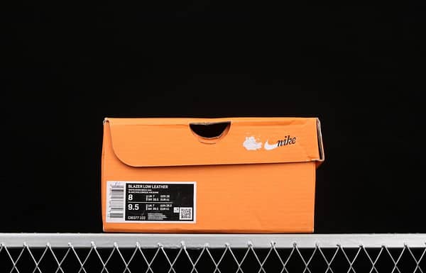 NIKE Blazer Low Leather trailblazer leather low-top skateboard shoes CI6377-102 - Image 11