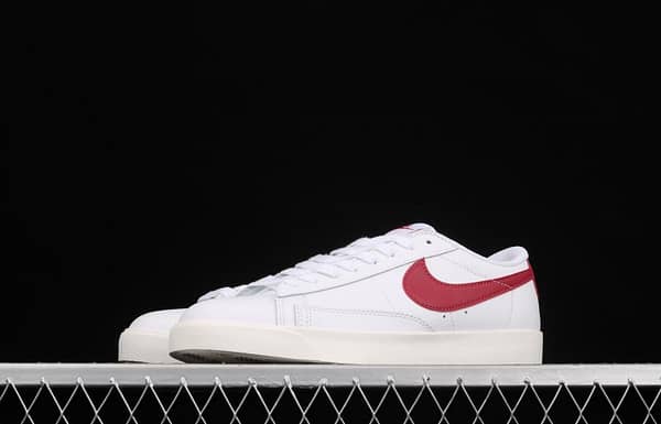 NIKE Blazer Low Leather trailblazer leather low-top skateboard shoes CI6377-102 - Image 14