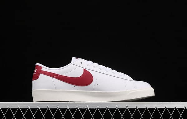 NIKE Blazer Low Leather trailblazer leather low-top skateboard shoes CI6377-102 - Image 16