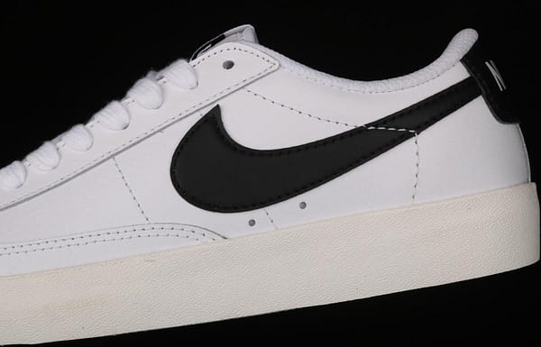 NIKE Blazer Low Leather Trail Blazers leather low-top skateboard shoes CI6377-101 - Image 7