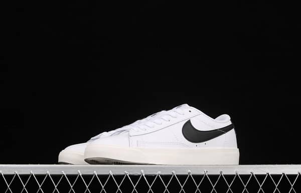 NIKE Blazer Low Leather Trail Blazers leather low-top skateboard shoes CI6377-101 - Image 14