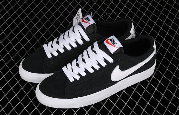NIKE Blazer Low Prm Trail Blazers leather low-top skateboard shoes 538402-004 - Image 10