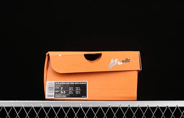NIKE Blazer Low Prm Trail Blazers leather low-top skateboard shoes 538402-004 - Image 11