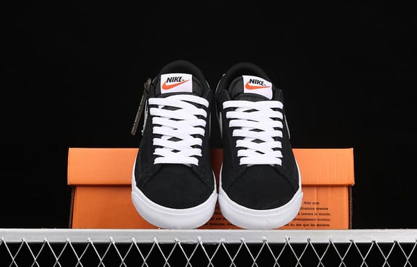 NIKE Blazer Low Prm Trail Blazers leather low-top skateboard shoes 538402-004 - Image 12