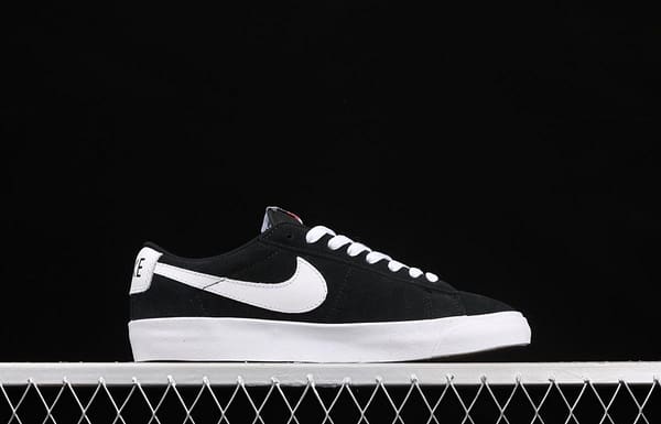 NIKE Blazer Low Prm Trail Blazers leather low-top skateboard shoes 538402-004 - Image 16