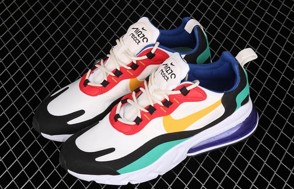 NIKE Air Max 270React new high-frequency mesh function half-palm air cushion running shoes AO4971-002 - Image 7