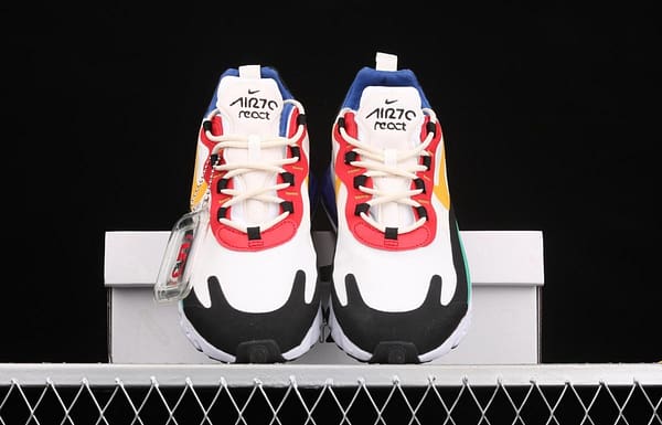 NIKE Air Max 270React new high-frequency mesh function half-palm air cushion running shoes AO4971-002 - Image 8