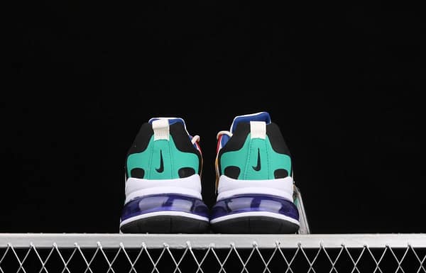 NIKE Air Max 270React new high-frequency mesh function half-palm air cushion running shoes AO4971-002 - Image 9