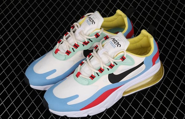NIKE Air Max 270React new high-frequency mesh function half-palm air cushion running shoes AT6174-002 - Image 10