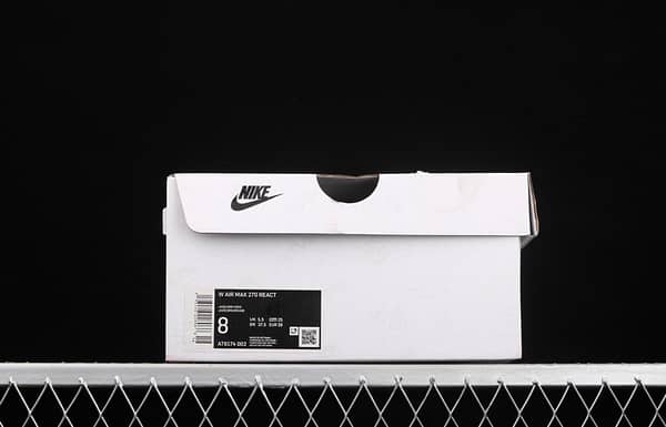 NIKE Air Max 270React new high-frequency mesh function half-palm air cushion running shoes AT6174-002 - Image 11