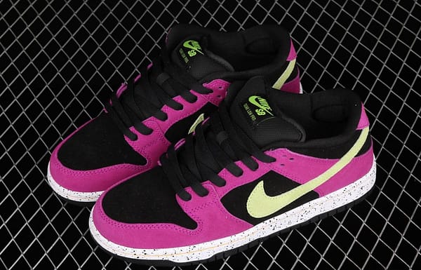 NIKE DUNK SB Low SP black rose red retro low-top leisure sports skateboard shoes BQ6817-501 - Image 9