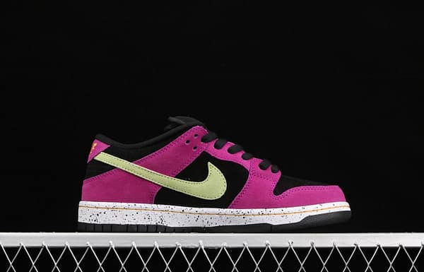 NIKE DUNK SB Low SP black rose red retro low-top leisure sports skateboard shoes BQ6817-501 - Image 15