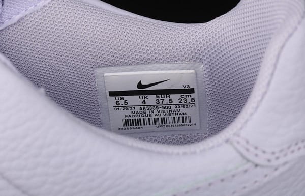 NIKE AF1 Sage Low shoes with thick soles AR5339-500 - Image 5