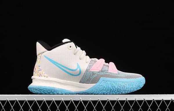 NIKE Kyrie 7 Rayguns Irving 7 Generation Color matching Mathematical Formula CZ0143-100 - Image 16