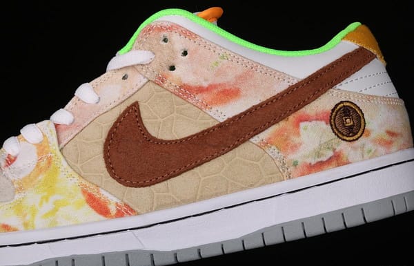 NIKE SB DUNK Low CNY joint style Chinese mandarin duck tie-dyed low-top skateboard shoes CV1628-800 - Image 7