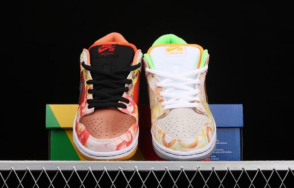 NIKE SB DUNK Low CNY joint style Chinese mandarin duck tie-dyed low-top skateboard shoes CV1628-800 - Image 12