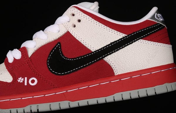 NIKE SB DUNK Low Premium 10th anniversary rock burst cracked low-top skateboard shoes 313170-601 - Image 8
