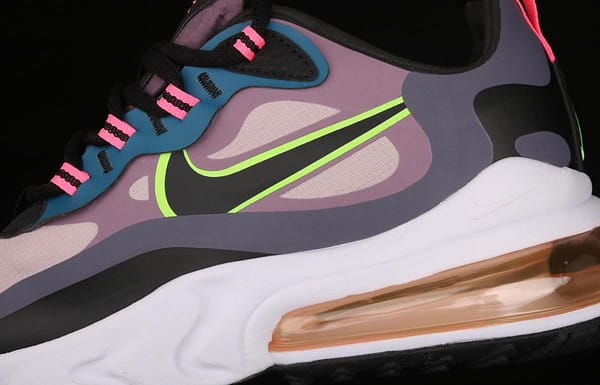 NIKE Air Max 270React new high frequency mesh hollowed-out half-palm air cushion running shoes CV8818-500 - Image 7