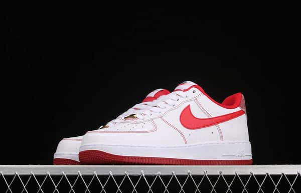 NIKE Air Force 1x07 low-top casual board shoes DA8478-101, - Image 14