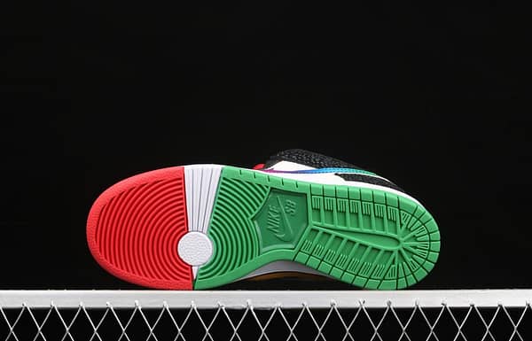 NIKE SB DUNK Low What The color stitching asymmetrical mandarin duck low-top skateboard shoes CZ2239-600 - Image 16