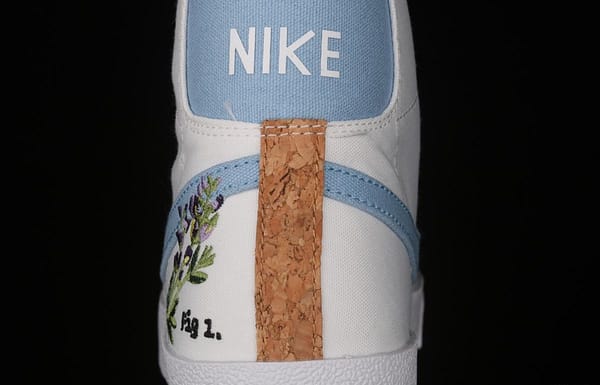 NIKE Blazer Mid '1977 SE Trail Blazers classic high-top canvas all-purpose leisure sports board shoes DC9265-100 - Image 6