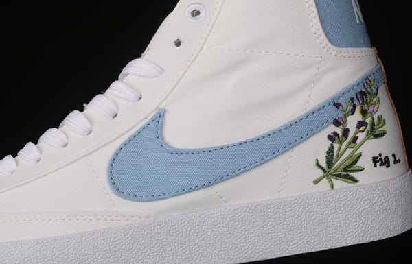 NIKE Blazer Mid '1977 SE Trail Blazers classic high-top canvas all-purpose leisure sports board shoes DC9265-100 - Image 7