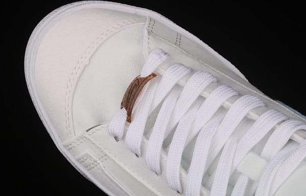 NIKE Blazer Mid '1977 SE Trail Blazers classic high-top canvas all-purpose leisure sports board shoes DC9265-100 - Image 9