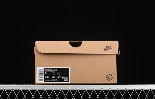 NIKE Blazer Mid '1977 SE Trail Blazers classic high-top canvas all-purpose leisure sports board shoes DC9265-100 - Image 11