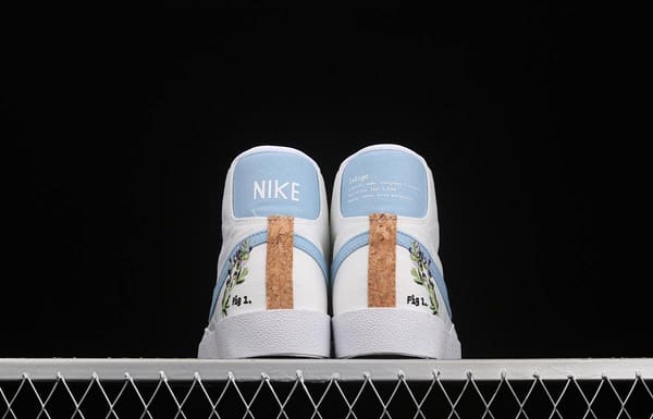 NIKE Blazer Mid '1977 SE Trail Blazers classic high-top canvas all-purpose leisure sports board shoes DC9265-100 - Image 13
