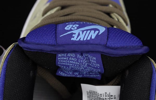 NIKE SB DUNK Low Prm khaki blue SB rebound fashion casual board shoes BQ6817-301 - Image 6
