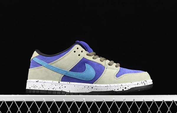 NIKE SB DUNK Low Prm khaki blue SB rebound fashion casual board shoes BQ6817-301 - Image 16