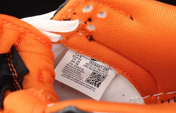 NIKE SB DUNK Low Halloween black, white and orange luminous Halloween SB rebound fashion casual board shoes DD3357-100 - Image 5