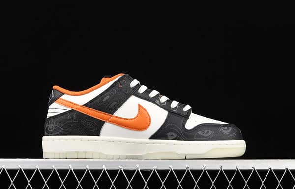 NIKE SB DUNK Low Halloween black, white and orange luminous Halloween SB rebound fashion casual board shoes DD3357-100 - Image 15