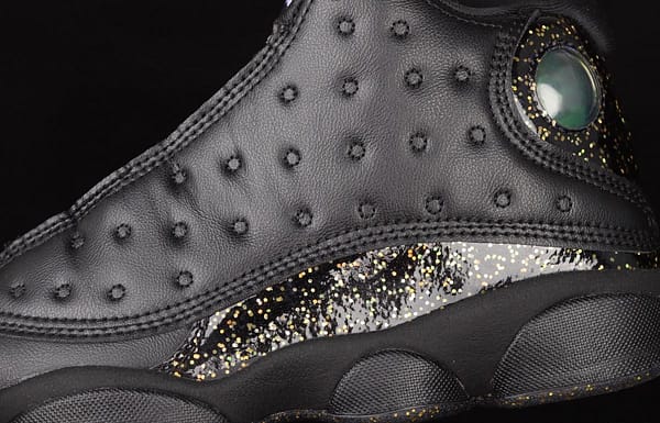 Air Jordan 13 GS Black Gold 3 3 Black Star DC9443-007 - Image 8