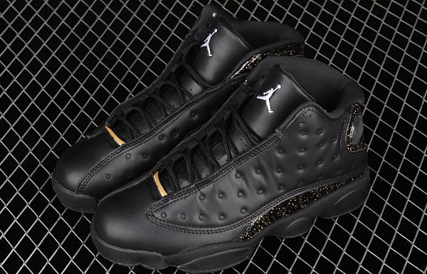 Air Jordan 13 GS Black Gold 3 3 Black Star DC9443-007 - Image 11