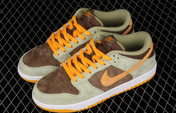 NIKE SB DUNK Low Prm green brown orange SB rebound fashion casual board shoes DH5360-300 - Image 10