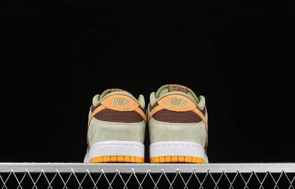 NIKE SB DUNK Low Prm green brown orange SB rebound fashion casual board shoes DH5360-300 - Image 13